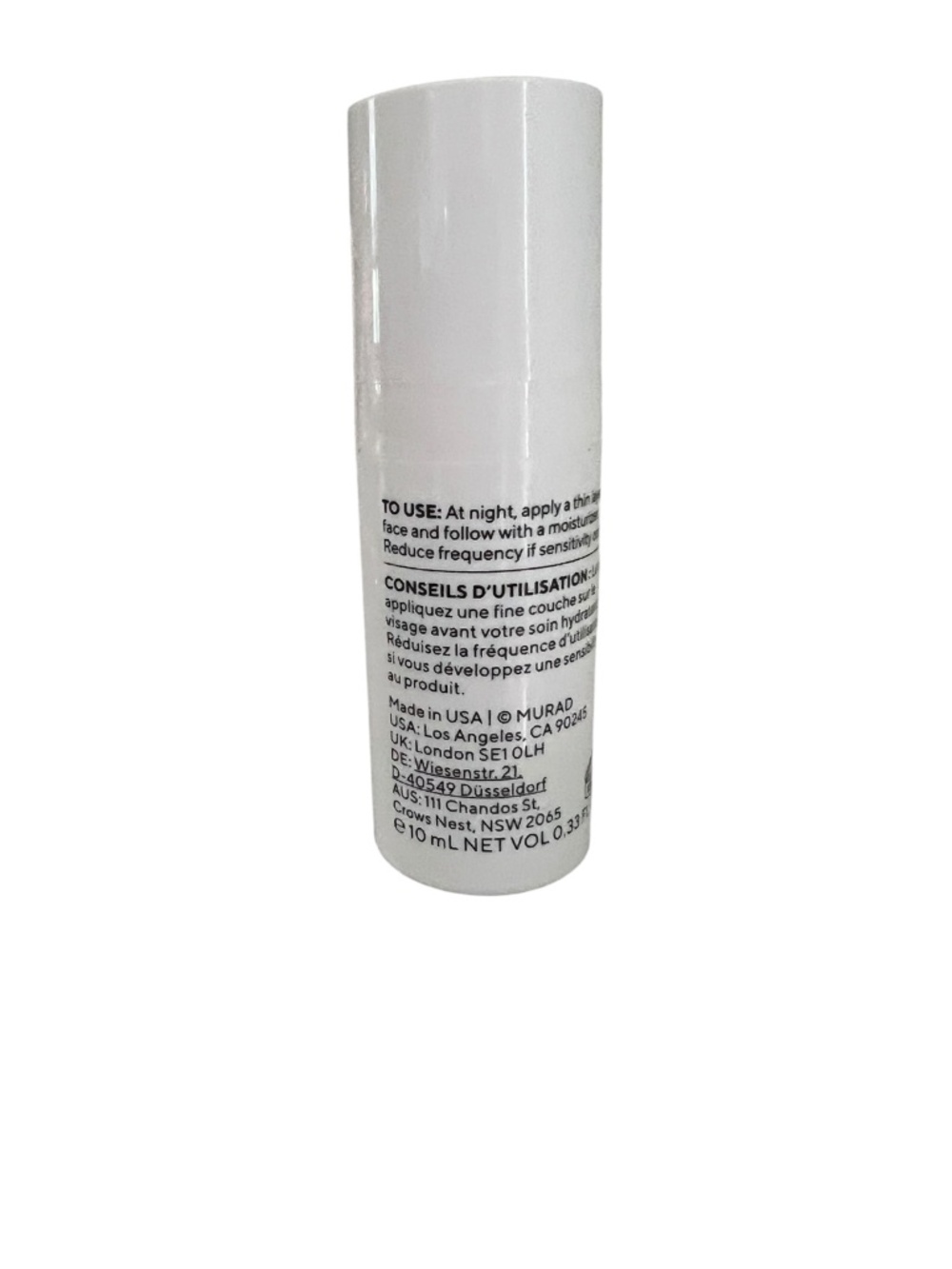 MURAD Retinol Youth Renewal Serum, Travel Size (0.33 oz), NEW - Picture 2 of 7